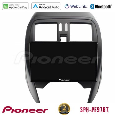 Pioneer SPH-PF97BT Series Nissan Micra 2013-2016 Multimedia Station 9" (Tablet Style) Με Carplay &amp; Android Auto