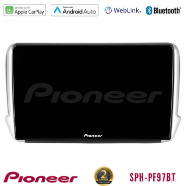 Pioneer SPH-PF97BT Series    Peugeot 208/2008 Multimedia Station 9" (Tablet Style) Με Carplay &amp; Android Auto