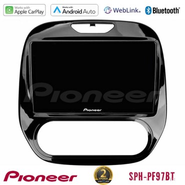 Pioneer SPH-PF97BT Series    Renault Captur 2013-2019 (Manual AC) Multimedia Station 9" (Tablet Style) Με Carplay &amp; Android Auto