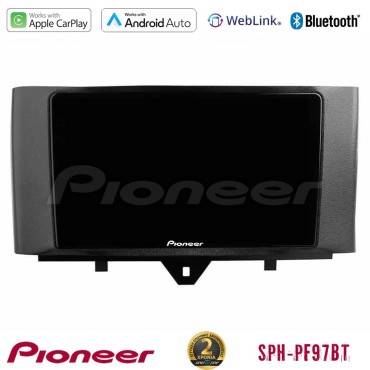 Pioneer SPH-PF97BT Series    Smart 451 Facelift Multimedia Station 9" (Tablet Style) Με Carplay &amp; Android Auto