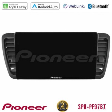 Pioneer SPH-PF97BT Series    Subaru Legacy/Outback 2002-2008 Multimedia Station 9" (Tablet Style) Με Carplay & Android Auto Pioneer SPH-PF97BT Series    Subaru Legacy/Outback 2002-2008 Multimedia Station 9" (Tablet Style) Με Carplay & Android Auto