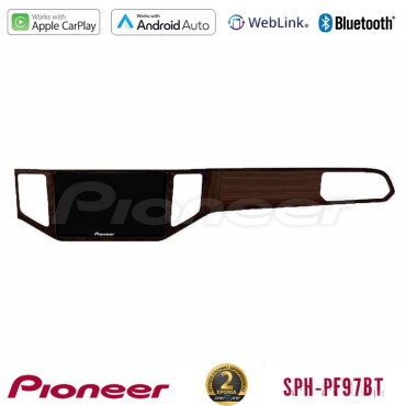Pioneer SPH-PF97BT Series    VW Sportsvan 2014-2020 Multimedia Station 9" (Tablet Style) (Ξύλινη απόχρωση) Με Carplay &amp; Android Auto