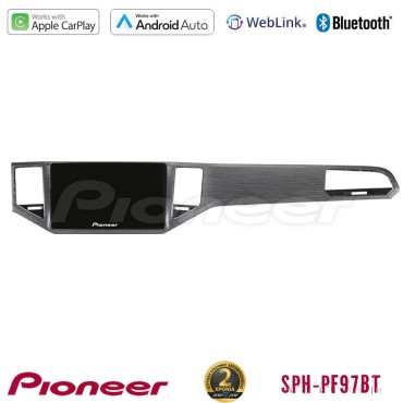 Pioneer SPH-PF97BT Series    VW Sportsvan 2014-2020 Multimedia Station 9" (Tablet Style) (Silver/Grey Color) Με Carplay &amp; Android Auto