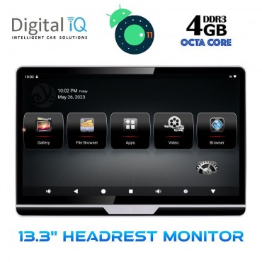 DIGITAL IQ AN1364_HR 13.3” HEADREST MONITOR