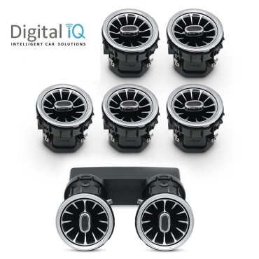 DIQ AMBIENT 8176 GS BENZ A-CLA AIR VENTS (Digital iQ Turbine Air Vent Ambient Light Kit MERCEDES A - CLA - GLA mod. 2020&gt;)