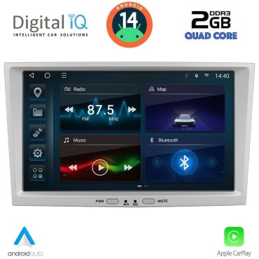 DIGITAL IQ BLD 218SL_CPA (8" DECK) MULTIMEDIA SYSTEM for OPEL ALL mod. 2003-2014 (SILVER)