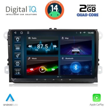 DIGITAL IQ BLD 280_CPA (9" DECK) MULTIMEDIA SYSTEM for VW – SKODA – SEAT mod. 2004-2014