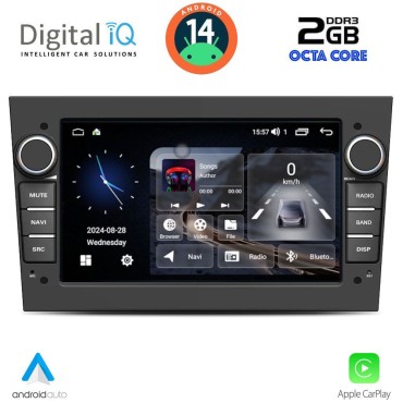 DIGITAL IQ BLF 319BL_CPA (7" DECK) MULTIMEDIA SYSTEM for OPEL ALL mod. 2004-2014 (GLOSS BLACK)