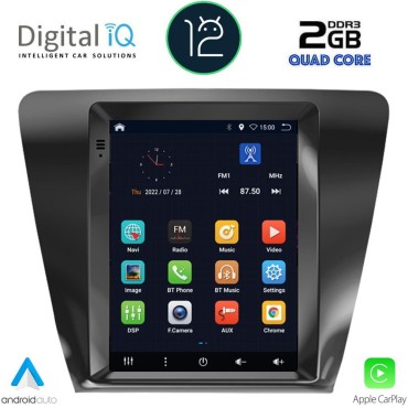 DIGITAL IQ BX 2917_CPA TESLA STYLE for SKODA OCTAVIA 7 mod. 2013-2020