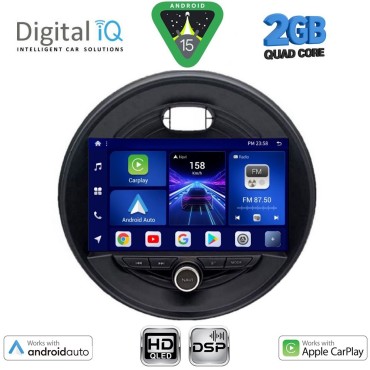 DIGITAL IQ BXC 3066_CPAA (9inc) MULTIMEDIA TABLET for MINI COOPER (F55-56-F57) mod. 2015&gt; CLUBMAN (F54) mod. 2015&gt; ROADSTER (F59) mod. 2014&gt; COUNTRYMAN (F60) mod. 2016&gt;