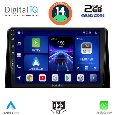 DIGITAL IQ BXC 3082_CPAA (10inc) MULTIMEDIA TABLET for CITROEN BERLINGO – OPEL COMBO – PEUGEOT PARTNER – TOYOTA PROACE mod. 2018&gt; - FIAT DOBLO mod. 2022&gt;