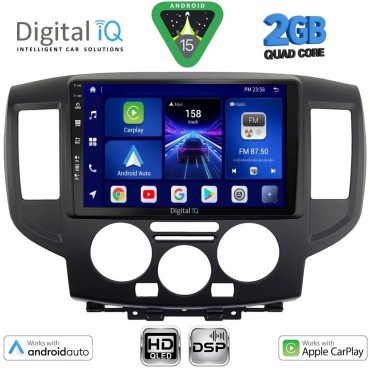 DIGITAL IQ BXC 3458BL_CPAA (9inc) MULTIMEDIA TABLET for NISSAN NV 200 mod. 2009&gt; (BLACK)