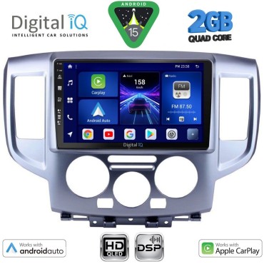DIGITAL IQ BXC 3458SL_CPAA (9inc) MULTIMEDIA TABLET for NISSAN NV 200 mod. 2009&gt; (SILVER)