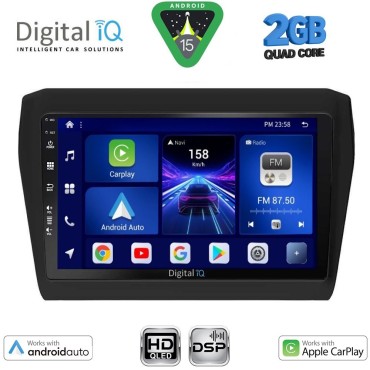 DIGITAL IQ BXC 3686_CPAA (9inc) MULTIMEDIA TABLET for SUZUKI SWIFT mod. 2017&gt;