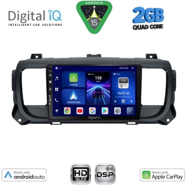 DIGITAL IQ BXC 3729_CPAA (9inc) MULTIMEDIA TABLET for CITROEN JUMPY-SPACETOURER – PEUGEOT EXPERT-TRAVELLER – TOYOTA PROACE mod.2016&gt;