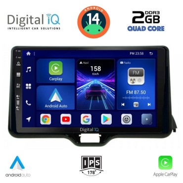 DIGITAL IQ BXC 3738_CPAA (10inc) MULTIMEDIA TABLET for TOYOTA YARIS mod. 2020&gt; - MAZDA 2 mod. 2023&gt;