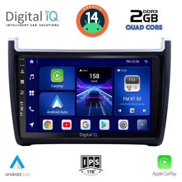 DIGITAL IQ BXC 3757_CPAA (9inc) MULTIMEDIA TABLET for VW POLO mod. 2014-2017