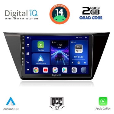 DIGITAL IQ BXC 3769_CPAA (10inc) MULTIMEDIA TABLET for VW TOURAN mod. 2016&gt;
