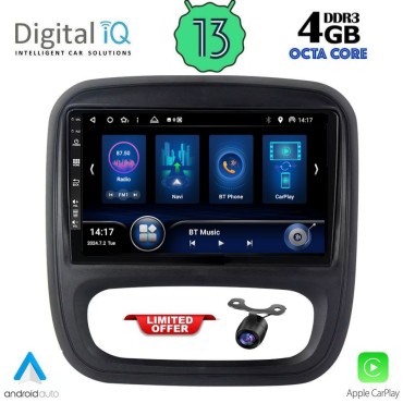 DIQ BXD 6499_CPA (9inc) MULTIMEDIA TABLET for OPEL VIVARO – RENAULT TRAFIC – FIAT TALENDO – NISSAN NV 300 mod. 2014&gt;