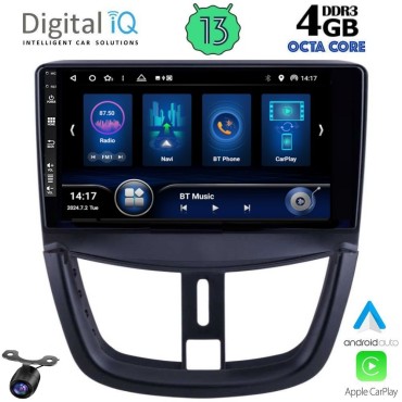 DIQ BXD 6507_CPA (9inc) MULTIMEDIA TABLET for PEUGEOT 207 mod. 2007&gt;