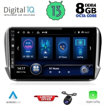 DIQ BXD 8508_CPA (10inc) MULTIMEDIA TABLET for PEUGEOT 208-2008 mod. 2012-2021