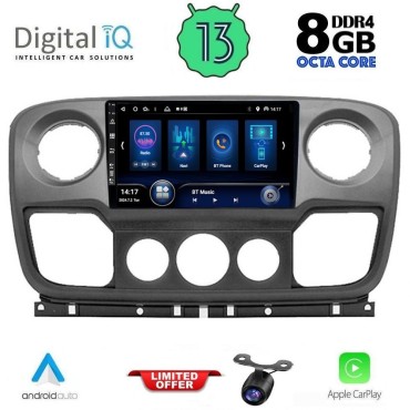 DIGITAL IQ BXD 8463_CPAA (10inc) MULTIMEDIA TABLET for NISSAN NV400 - OPEL MOVANO - RENAULT MASTER mod. 2010-2020