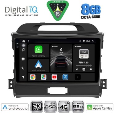 DIGITAL IQ BXF 11325_CPAA (9inc) MULTIMEDIA TABLET for KIA SPORTAGE mod. 2010-2015