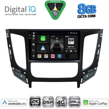 DIGITAL IQ BXF 11437_CPAA CLIMA (9inc) MULTIMEDIA TABLET for MITSUBISHI L200 mod. 2015&gt;