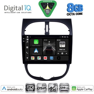 DIGITAL IQ BXF 11506_CPAA (9inc) MULTIMEDIA TABLET for PEUGEOT 206 mod. 1998-2006