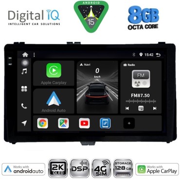 DIGITAL IQ BXF 11703_CPAA (9inc) MULTIMEDIA TABLET for TOYOTA AURIS mod. 2015&gt; – AYGO X mod. 2022&gt; – COROLLA mod. 2017-2019