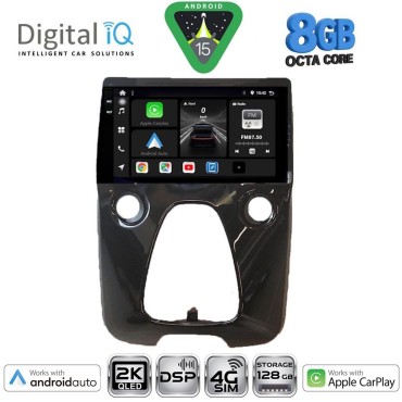 DIGITAL IQ BXF 11708_CPAA A/C (10inc) MULTIMEDIA TABLET for CITROEN C1-PEUGEOT 108-TOYOTA AYGO mod. 2014&gt;