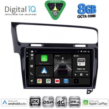 DIGITAL IQ BXF 11747_CPAA (10inc) MULTIMEDIA TABLET for VW GOLF 7 mod. 2013-2020