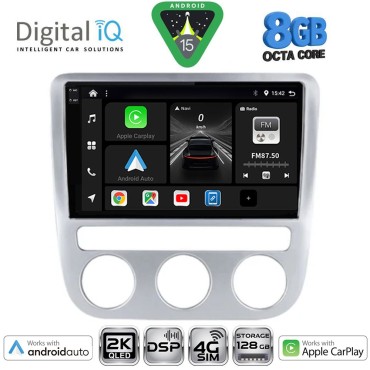 DIGITAL IQ BXF 11752_CPAA CLIMA (9inc) MULTIMEDIA TABLET for VW EOS mod. 2006&gt; - SCIROCCO mod. 2008-2010