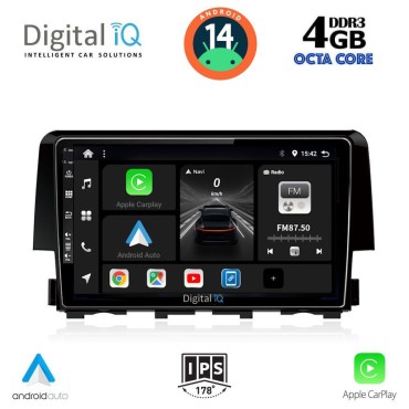 DIGITAL IQ BXF 6191_CPAA (9inc) MULTIMEDIA TABLET for HONDA CIVIC mod. 2016&gt;