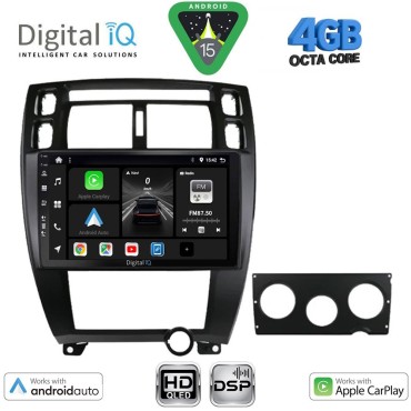 DIGITAL IQ BXF 6241BL_CPAA (10inc) MULTIMEDIA TABLET for HYUNDAI TUCSON mod. 2004-2010 (BLACK)