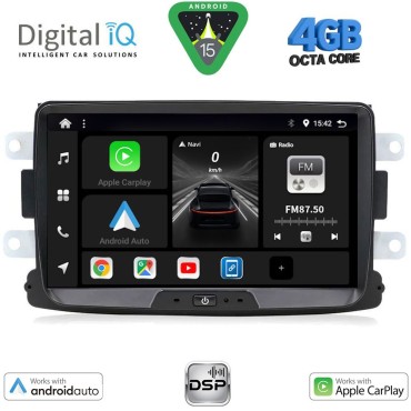 DIGITAL IQ BXF 633_CPAA (8" DECK) MULTIMEDIA SYSTEM for DACIA mod. 2012&gt; - RENAULT CAPTURE mod. 2013&gt;