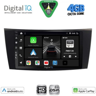 DIGITAL IQ BXF 6407_CPAA (8inc) MULTIMEDIA TABLET for MERCEDES E W211 – CLS mod. 2003-2009