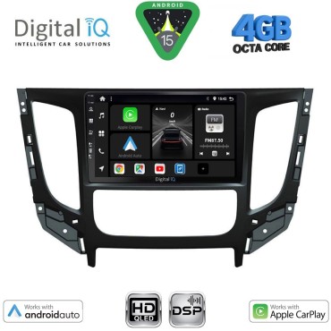 DIGITAL IQ BXF 6437_CPAA CLIMA (9inc) MULTIMEDIA TABLET for MITSUBISHI L200 mod. 2015&gt; με CLIMA