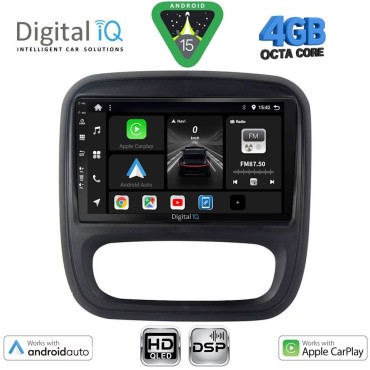 DIGITAL IQ BXF 6499_CPAA (9inc) MULTIMEDIA TABLET for OPEL VIVARO – RENAULT TRAFIC – FIAT TALENDO – NISSAN NV 300 mod. 2014&gt;
