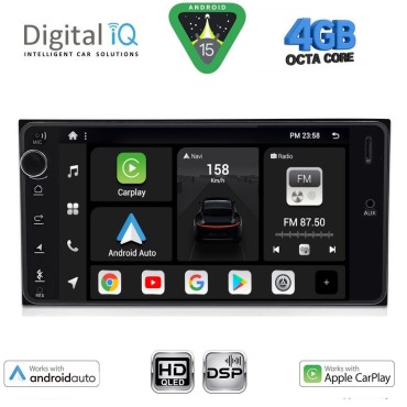 DIGITAL IQ BXF 662_CPAA (7'' DECK) MULTIMEDIA SYSTEM for MULTIMEDIA for TOYOTA ALL (200mm)