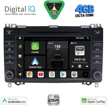 DIGITAL IQ BXF 668_CPAA (8'' DVD) MULTIMEDIA SYSTEM for MERCEDES A – B – SPRINTER – VITO – VIANO mod. 2004-2020