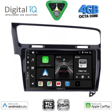 DIGITAL IQ BXF 6747_CPAA (10inc) MULTIMEDIA TABLET for VW GOLF 7 mod. 2013-2020