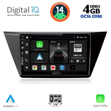 DIGITAL IQ BXF 6769_CPAA (10inc) MULTIMEDIA TABLET for VW TOURAN mod. 2016&gt;