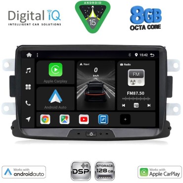 DIGITAL IQ BXF 733_CPAA (8" DECK) MULTIMEDIA SYSTEM for DACIA mod. 2012&gt; - RENAULT CAPTURE mod. 2013&gt;