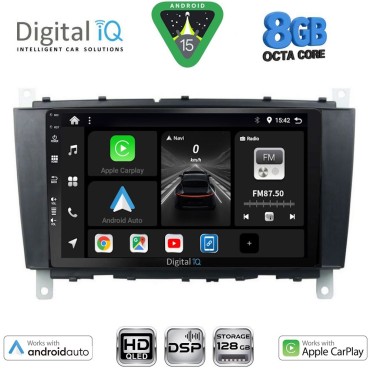 DIGITAL IQ BXF 7403_CPAA (8inc) MULTIMEDIA TABLET for MERCEDES C – CLK (W203-209) mod. 2004-2008