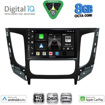 DIGITAL IQ BXF 7437_CPAA CLIMA (9inc) MULTIMEDIA TABLET for MITSUBISHI L200 mod. 2015&gt;