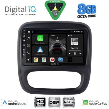 DIGITAL IQ BXF 7499_CPAA (9inc) MULTIMEDIA TABLET for OPEL VIVARO – RENAULT TRAFIC – FIAT TALENDO – NISSAN NV 300 mod. 2014&gt;