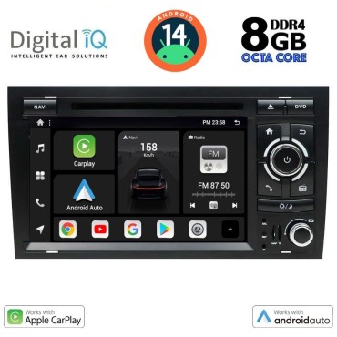 DIGITAL IQ BXF 750_CPAA (7'' DVD) MULTIMEDIA SYSTEM for AUDI A4 mod. 2002-2008