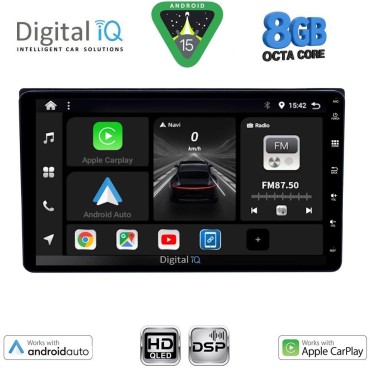 DIGITAL IQ BXF 763_CPAA (9'' DECK) MULTIMEDIA SYSTEM for TOYOTA ALL mod. 2019> (230mm)