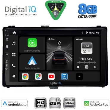 DIGITAL IQ BXF 7703_CPAA (9inc) MULTIMEDIA TABLET for TOYOTA AURIS mod. 2015&gt; – AYGO X mod. 2022&gt; – COROLLA mod. 2017-2019